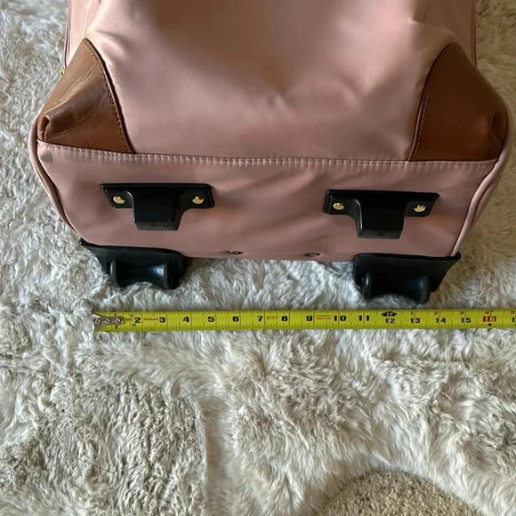 Joy Mangano Pink and Brown Travel Bag - Picture 12 of 15